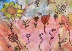 210709_PK9_Fantasieblumen_Aquarell