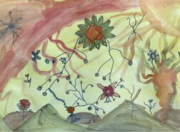 210709_PK9_Fantasieblumen_Aquarell